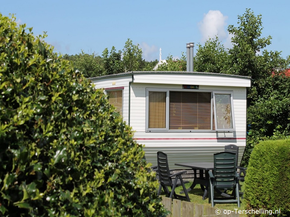 Caravan Brandaris, Vakantieverblijf op Terschelling voor 4 personen