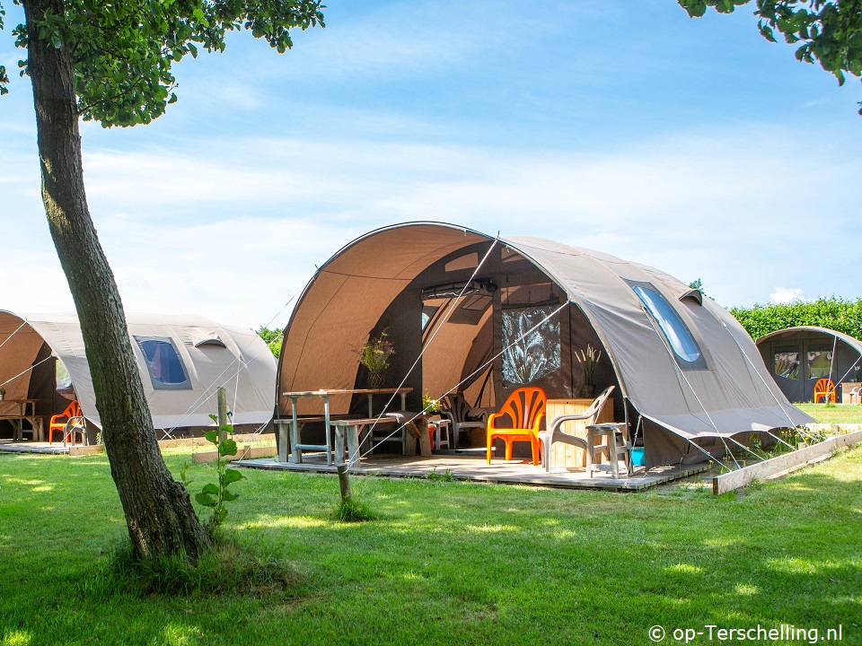 Huurtent Steenuil, Kamperen op Terschelling